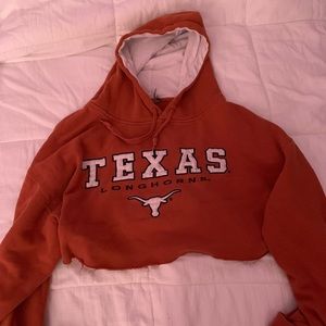 Texas Longhorns Cropped Sweatshirt
